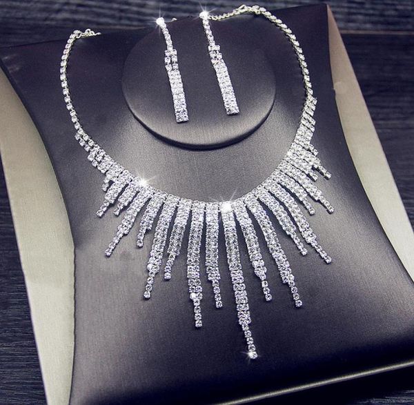 2020 elegant silver plated rhinestone bridal necklace earrings jewelry set accessories for bride bridesmaid prom evening wed7142870, White
2020 elegant silver plated rhinestone bridal necklace earrings jewelry set accessories for bride bridesmaid prom evening wed7142870, White