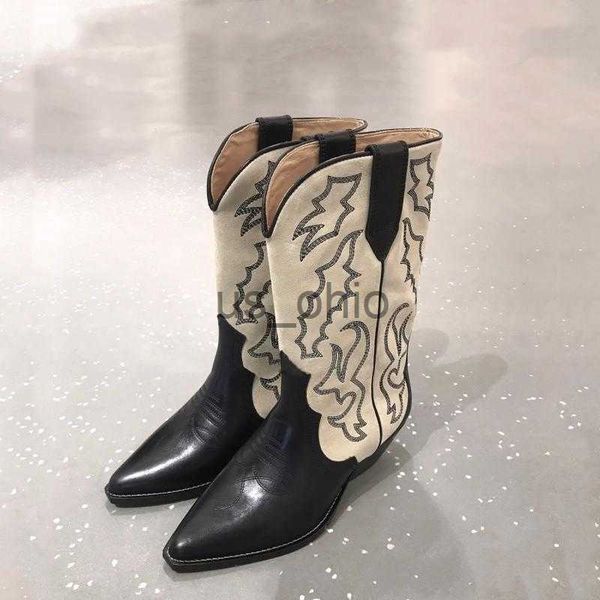 boots western cowboy boots women ankle boots leather chunky heels embroidery pointed toe boots patchwork colors knight boots j230811, Black
boots western cowboy boots women ankle boots leather chunky heels embroidery pointed toe boots patchwork colors knight boots j230811, Black