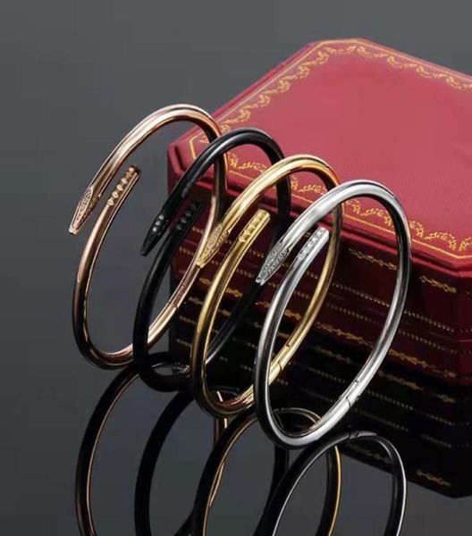 european diamond bangle personality nail bracelet fashion woman love bracelet classic couple designer jewelry one piece minimum or2815846, Black
european diamond bangle personality nail bracelet fashion woman love bracelet classic couple designer jewelry one piece minimum or2815846, Black