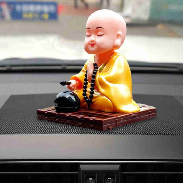interior monk statue car ornament shaking head doll toy decorations solar for car desk r230811
interior monk statue car ornament shaking head doll toy decorations solar for car desk r230811