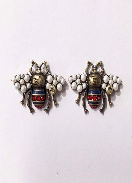 fashion brand jewelry pearl wing bee stud earrings pearl stud earrings brass vintage designer earrings 20209289877, Golden
fashion brand jewelry pearl wing bee stud earrings pearl stud earrings brass vintage designer earrings 20209289877, Golden