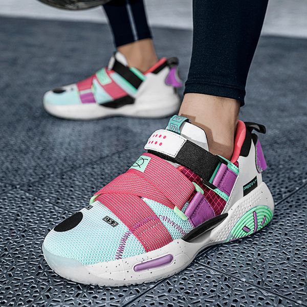 dress shoes brand professional basketball men couple fashion colorful sneakers sports athletic 230810, Black
dress shoes brand professional basketball men couple fashion colorful sneakers sports athletic 230810, Black