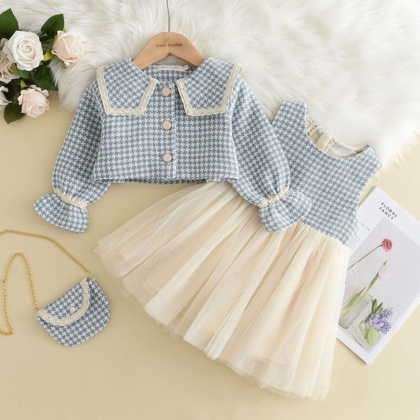 clothing sets menoea girls clothes set spring autumn plaid vest dress retro outwear coat 2 pcs fashion with bag outfits 230810, White
clothing sets menoea girls clothes set spring autumn plaid vest dress retro outwear coat 2 pcs fashion with bag outfits 230810, White