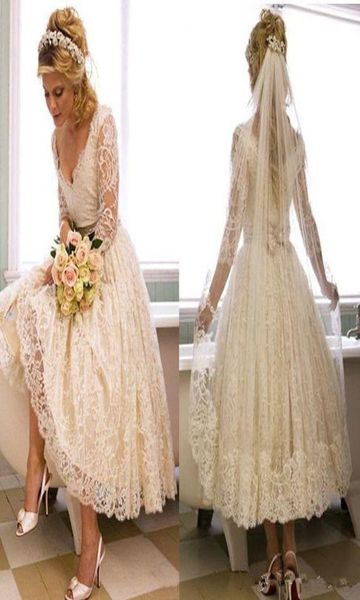 vintage lace short wedding dresses vestido de novia 2019 new bow sash vneck aline 34 long sleeve tea length bridal gowns w1846815841, White
vintage lace short wedding dresses vestido de novia 2019 new bow sash vneck aline 34 long sleeve tea length bridal gowns w1846815841, White