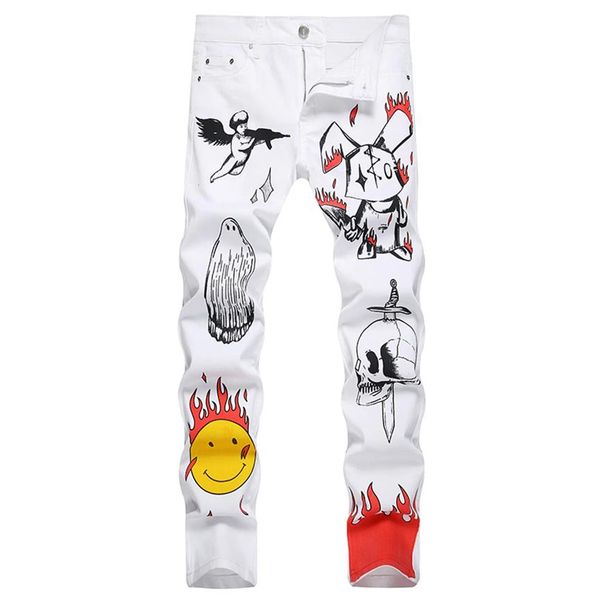 white jeans slim fit pants mens denim printed us size hip hop stretch trousers for male big size 28-42317h, Blue
white jeans slim fit pants mens denim printed us size hip hop stretch trousers for male big size 28-42317h, Blue