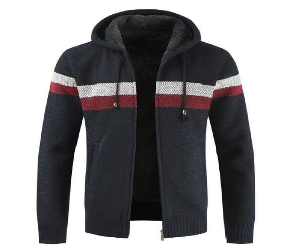 mens hoodies knitted sweater men autumn winter patchwork pull thicken warm hooded cardigan jumpers wool liner zipper fleece coat3357743, White;black
mens hoodies knitted sweater men autumn winter patchwork pull thicken warm hooded cardigan jumpers wool liner zipper fleece coat3357743, White;black