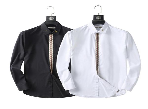 2022 designer mens dress shirts long sleeves slim fit casual business wear cotton wrinkle resistant solid color white3017823, White;black
2022 designer mens dress shirts long sleeves slim fit casual business wear cotton wrinkle resistant solid color white3017823, White;black