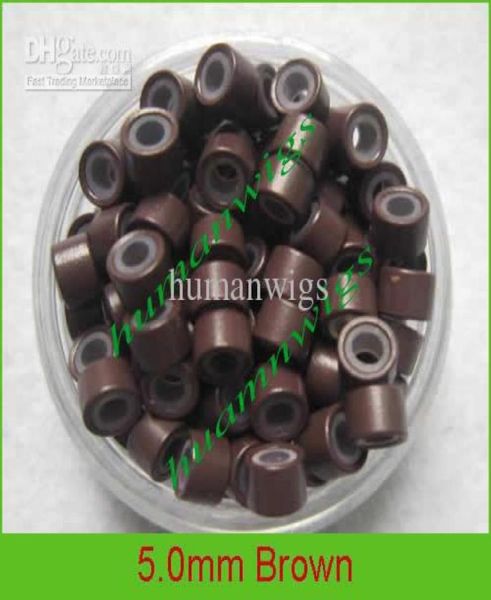 50mm silicone micro ring links for feather hair extensionsbrown5000pcs mix color3349844, Black
50mm silicone micro ring links for feather hair extensionsbrown5000pcs mix color3349844, Black