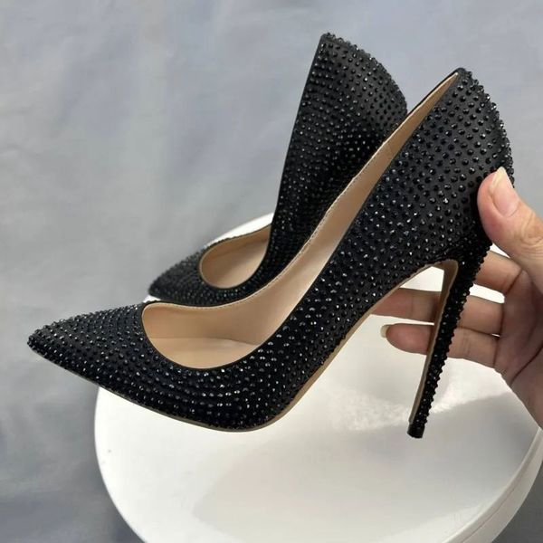 black rhinestones shinny red bottom shoes women pointed toe slip on high heel shoes for party evening dress elegant ladies red soles stilett
black rhinestones shinny red bottom shoes women pointed toe slip on high heel shoes for party evening dress elegant ladies red soles stilett