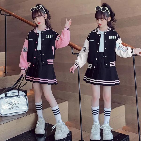 clothing sets girls clothing sets children long sleeved coats skirts suit teenage girl jacket baseball suit kids tracksuit outfit clothes 23, White
clothing sets girls clothing sets children long sleeved coats skirts suit teenage girl jacket baseball suit kids tracksuit outfit clothes 23, White
