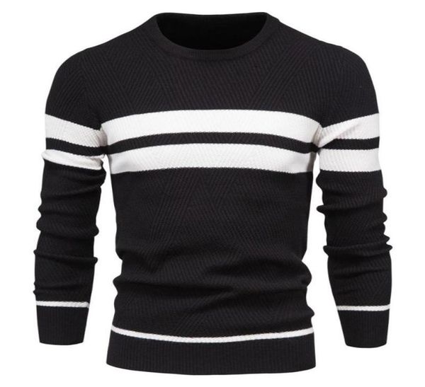 men039s sweaters autumn men clothing sweater winter casual fashion oneck pullover stripe patchwork long sleeve warm slim1032615, White;black
men039s sweaters autumn men clothing sweater winter casual fashion oneck pullover stripe patchwork long sleeve warm slim1032615, White;black