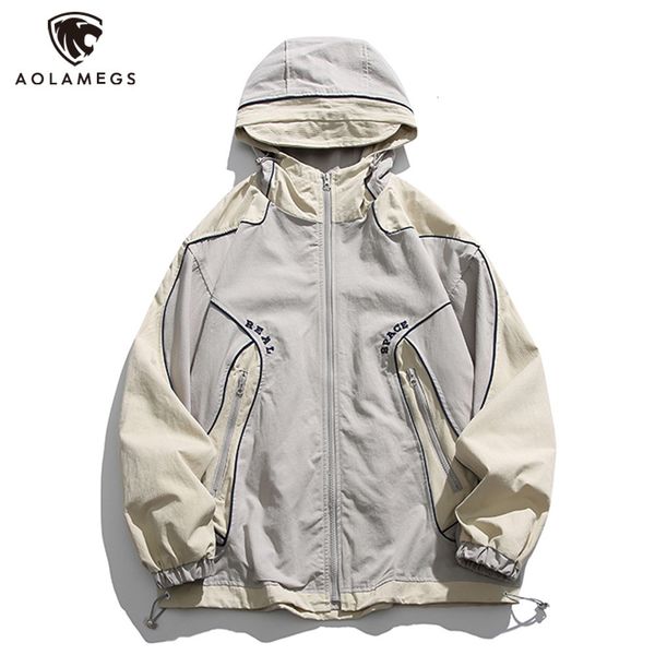 mens jackets streetwear cargo jacket splicing hooded outdoor casual hip hop spring harajuku coat punk style high street outwear 230810, Black;brown
mens jackets streetwear cargo jacket splicing hooded outdoor casual hip hop spring harajuku coat punk style high street outwear 230810, Black;brown