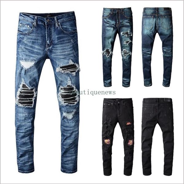 2023 mens designer jeans new fashion brand men black jeans skinny ripped mens denim motorcycle biker pants2445, Blue
2023 mens designer jeans new fashion brand men black jeans skinny ripped mens denim motorcycle biker pants2445, Blue