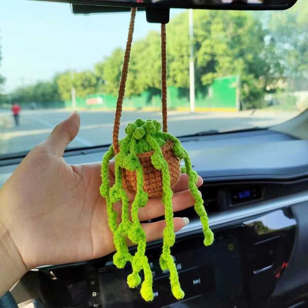 decorations handmade plants decoration succulent car hanging crochet interior decor gadgets accessories gift for women r230811
decorations handmade plants decoration succulent car hanging crochet interior decor gadgets accessories gift for women r230811