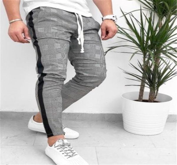 fashion trendy men trousers side stripe check tracksuit bottoms skinny sweat plaid pant fitness drawstring elastic waist pants2191478, Black
fashion trendy men trousers side stripe check tracksuit bottoms skinny sweat plaid pant fitness drawstring elastic waist pants2191478, Black