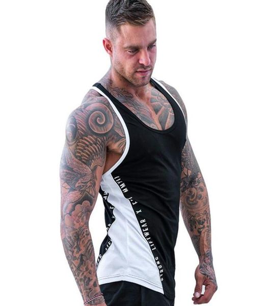 men039s tank strong and handsome men vest the gym fitness cotton sleeveless shirt thread running clothes sweater male summ3594354, White;black
men039s tank strong and handsome men vest the gym fitness cotton sleeveless shirt thread running clothes sweater male summ3594354, White;black