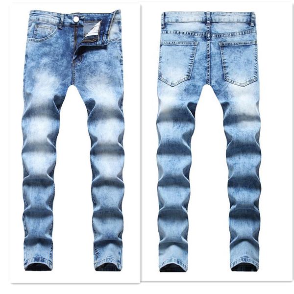 men's jeans man summer 2022 men long stretchy elastic middle-waist washed skinny pencil pants with pockets mens denim blue2809, Blue
men's jeans man summer 2022 men long stretchy elastic middle-waist washed skinny pencil pants with pockets mens denim blue2809, Blue
