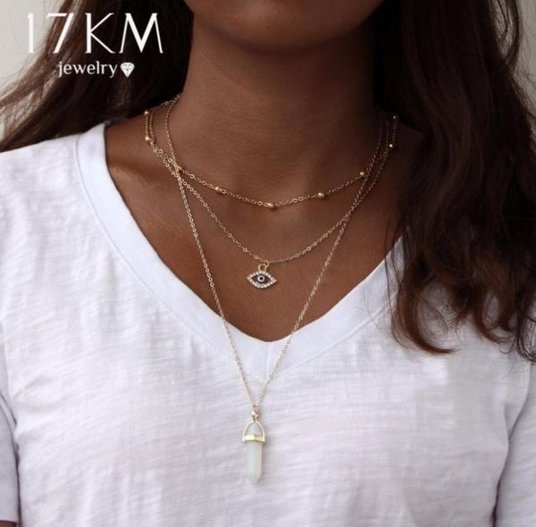17km vintage opal stone chokers necklaces fashion multi layer crystal eye pendant necklace statement bohemian jewelry for women6480208, Silver
17km vintage opal stone chokers necklaces fashion multi layer crystal eye pendant necklace statement bohemian jewelry for women6480208, Silver