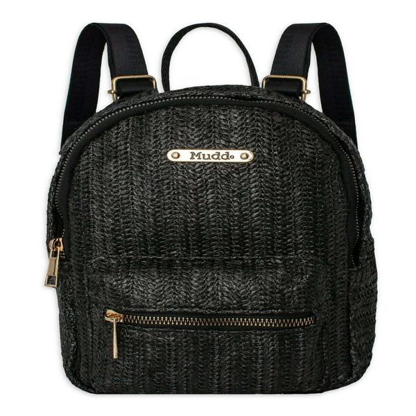 backpack women's black straw with adjustable shoulder strap for school and travel 230810
backpack women's black straw with adjustable shoulder strap for school and travel 230810