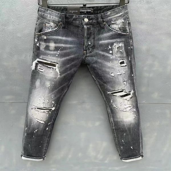 dsq phantom turtle men's jeans classic fashion man jeans hip hop rock moto mens casual design ripped jeans distressed skinny 201u, Blue
dsq phantom turtle men's jeans classic fashion man jeans hip hop rock moto mens casual design ripped jeans distressed skinny 201u, Blue