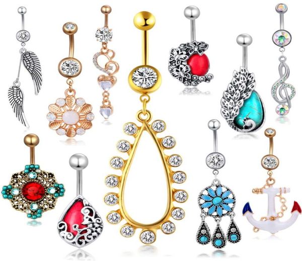 mix 20 styles belly piercing nombril stainless steel flower body jewelry navel button ringbell bar tragus earring1240996, Silver
mix 20 styles belly piercing nombril stainless steel flower body jewelry navel button ringbell bar tragus earring1240996, Silver