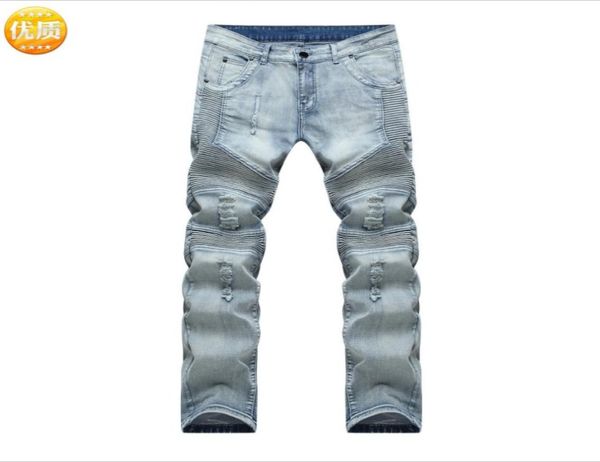 male biker jeans destroyed denim fabric elastic slim fit washed denim skinny pants joggers skinny men ripped trousers9684836, Blue
male biker jeans destroyed denim fabric elastic slim fit washed denim skinny pants joggers skinny men ripped trousers9684836, Blue