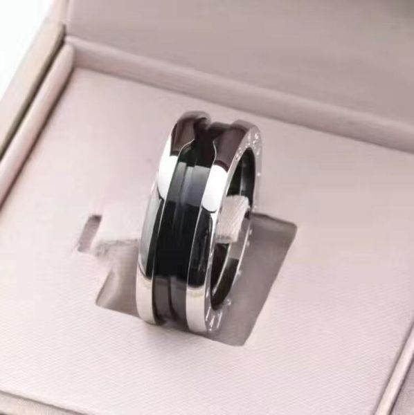 couple ring designer design stainless steel black and white ceramic rings men and women valentine's day gift, Silver
couple ring designer design stainless steel black and white ceramic rings men and women valentine's day gift, Silver