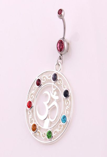 10 pieces a lot seven crystals chakra symbol yoga religious yogi belly button ring body piercing jewelry navel piercing jewelry6997767, Silver
10 pieces a lot seven crystals chakra symbol yoga religious yogi belly button ring body piercing jewelry navel piercing jewelry6997767, Silver