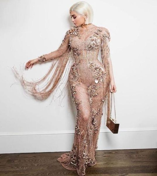 evening dress ziadnakad yousef aljasmi lace mermaid appliques champagine long tassel zuhair murad 2018 kim kardashian kendall jenn1624034, Black;pink
evening dress ziadnakad yousef aljasmi lace mermaid appliques champagine long tassel zuhair murad 2018 kim kardashian kendall jenn1624034, Black;pink