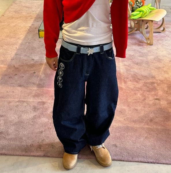 men's jeans punk fashion letter print baggy oversize harajuku blue full lenght denim pants y2k street hip hop wide leg 230810
men's jeans punk fashion letter print baggy oversize harajuku blue full lenght denim pants y2k street hip hop wide leg 230810