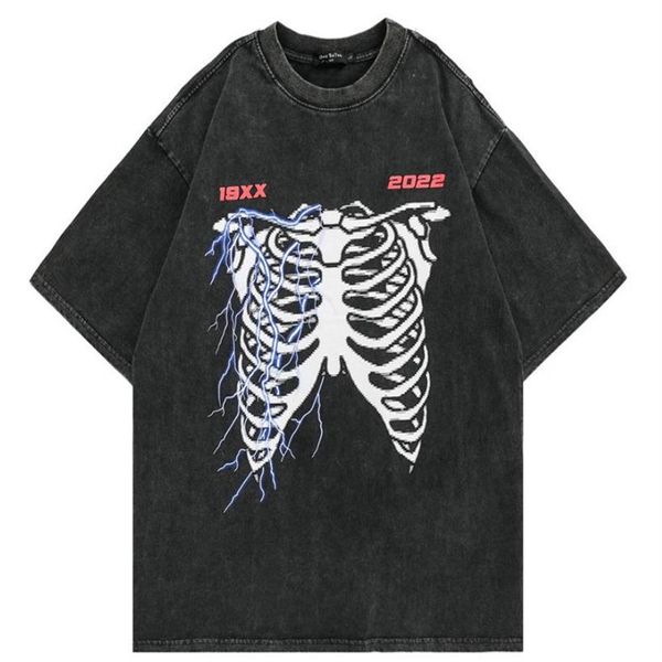 shec men's t-shirt punk streetwear print t-shirt oversize t shirt loose casual men women washed tee 2204251799, White;black
shec men's t-shirt punk streetwear print t-shirt oversize t shirt loose casual men women washed tee 2204251799, White;black
