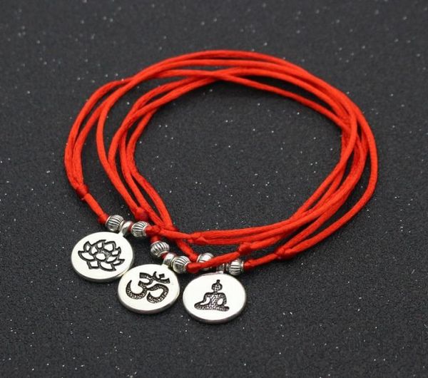 antique silvers metal om lotus charms bracelets anklets for women men lucky red rope thread string adjustable braid bracelet9715707, Golden;silver
antique silvers metal om lotus charms bracelets anklets for women men lucky red rope thread string adjustable braid bracelet9715707, Golden;silver