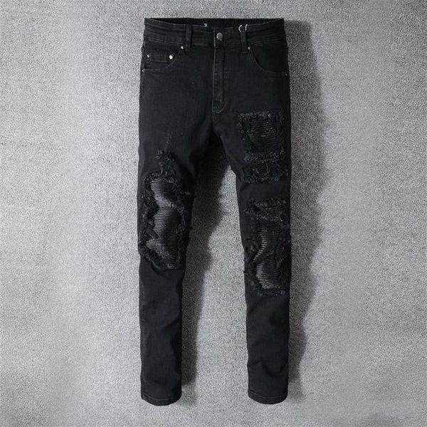 mens designer jeans denim pants classic black pant white pour hommes ripped moto biker rock jean245c, Blue
mens designer jeans denim pants classic black pant white pour hommes ripped moto biker rock jean245c, Blue