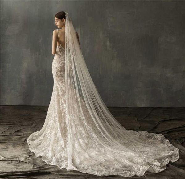 long wedding veil with pearls one layer cathedral bride veil with comb beaded veil for bride white ivory wedding accessories x07266524749, Slivery;golden
long wedding veil with pearls one layer cathedral bride veil with comb beaded veil for bride white ivory wedding accessories x07266524749, Slivery;golden