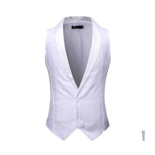 men's suits blazers white shawl collar tuxedo vest men suit dress brand slim sleeveless waistcoat male party wedding groom gi276f, White;black
men's suits blazers white shawl collar tuxedo vest men suit dress brand slim sleeveless waistcoat male party wedding groom gi276f, White;black