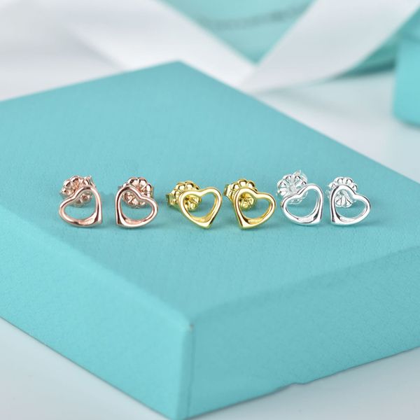 designer earrings jewelry woman stud earings gold earring luxury 925 silver needle heart studs wedding party engagement gift, Golden;silver
designer earrings jewelry woman stud earings gold earring luxury 925 silver needle heart studs wedding party engagement gift, Golden;silver