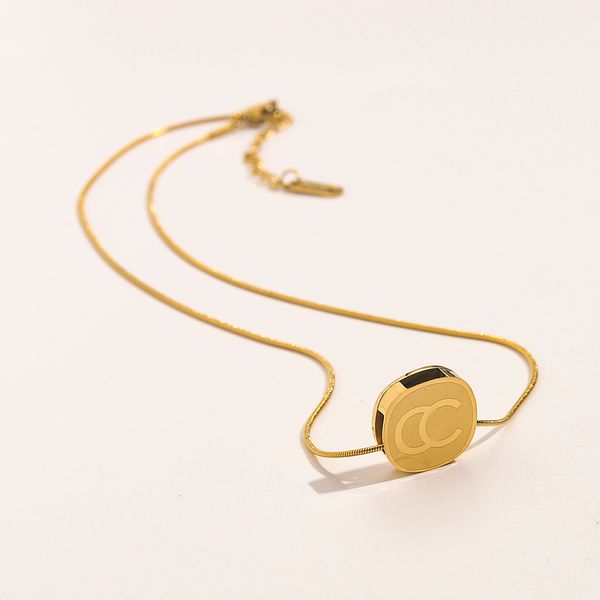 never fading 14k gold plated luxury brand designer pendants necklaces stainless steel letter choker pendant necklace chain jewelry, Silver
never fading 14k gold plated luxury brand designer pendants necklaces stainless steel letter choker pendant necklace chain jewelry, Silver