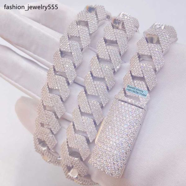 pendant necklaces luxury pass diamond tester 15mm 4row stone iced out vvs1 moissanite cuban chain necklace men, Silver
pendant necklaces luxury pass diamond tester 15mm 4row stone iced out vvs1 moissanite cuban chain necklace men, Silver