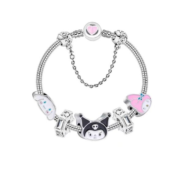 1621 cm beaded hand chain charm bracelet kuromi and melody cute cartoon charms beads fit for kids diy jewelry as gift1086436, Golden;silver
1621 cm beaded hand chain charm bracelet kuromi and melody cute cartoon charms beads fit for kids diy jewelry as gift1086436, Golden;silver