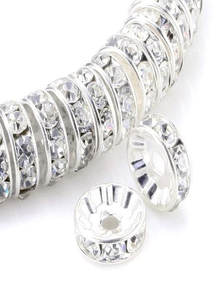 yous 100pcs 6mm a round rondelle spacer charm beads silver tone white clear czech crystal for bracelet jewelry making6743877
yous 100pcs 6mm a round rondelle spacer charm beads silver tone white clear czech crystal for bracelet jewelry making6743877