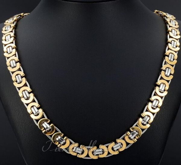 with lobster clasp jewelry 8mm 24039039 gold silver stainless steel flat byzantine curb link necklace chain for friends holi6458600
with lobster clasp jewelry 8mm 24039039 gold silver stainless steel flat byzantine curb link necklace chain for friends holi6458600