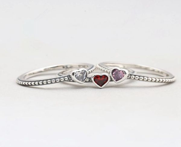 100 925 sterling silver 3 color red white pink heart cz charm ring for pandora fashion women jewelry4844228, Slivery;golden
100 925 sterling silver 3 color red white pink heart cz charm ring for pandora fashion women jewelry4844228, Slivery;golden