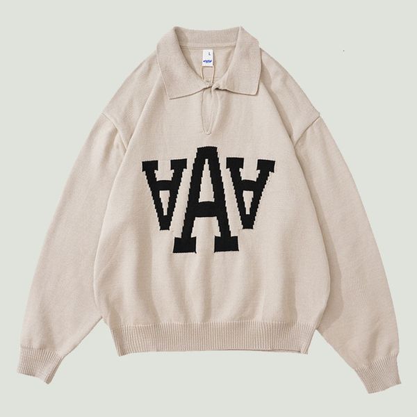 mens sweaters hip hop oversized polo knitted men harajuku letter printed lapel jumpers autumn streetwear casual loose pullover 230811, White;black
mens sweaters hip hop oversized polo knitted men harajuku letter printed lapel jumpers autumn streetwear casual loose pullover 230811, White;black