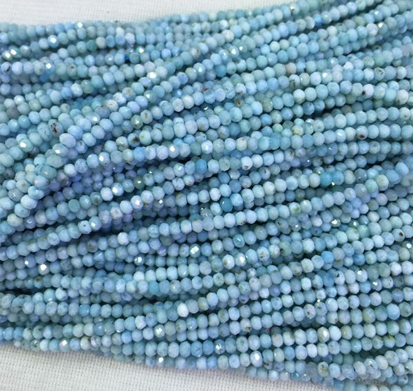 natural genuine dominican blue larimar hand cut loose gemstone faceted small rondelle beads 2x3mm 16quot 053532019816, Black
natural genuine dominican blue larimar hand cut loose gemstone faceted small rondelle beads 2x3mm 16quot 053532019816, Black