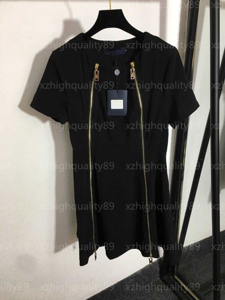 summer designer party dress women clothes black skirts round neckline short sleeves double zipper waistband design dress skirt womens design, Black;gray
summer designer party dress women clothes black skirts round neckline short sleeves double zipper waistband design dress skirt womens design, Black;gray