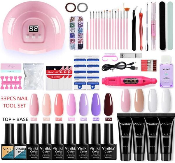 nail gel yinkiznail set 54w lamp dryer drill machine manicure kit polygels polish soak art tools2487595, Red;pink
nail gel yinkiznail set 54w lamp dryer drill machine manicure kit polygels polish soak art tools2487595, Red;pink