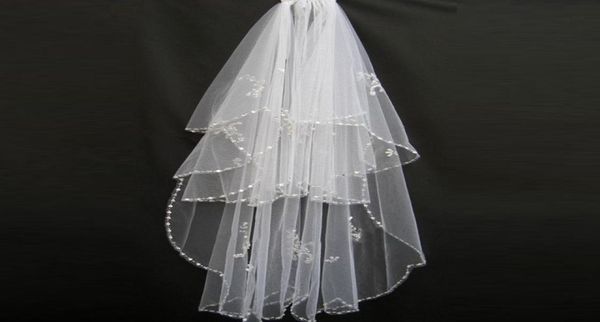 new wedding accessories whiteivory fashion veil ribbon edge short two layer bridal veils with comb cw00148702112, Black
new wedding accessories whiteivory fashion veil ribbon edge short two layer bridal veils with comb cw00148702112, Black