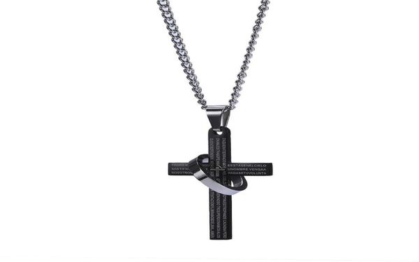 fashion mens silver chain bible ring cross pendant necklace hip hop jewelry stainless steel link chains punk black necklaces for m4176603
fashion mens silver chain bible ring cross pendant necklace hip hop jewelry stainless steel link chains punk black necklaces for m4176603