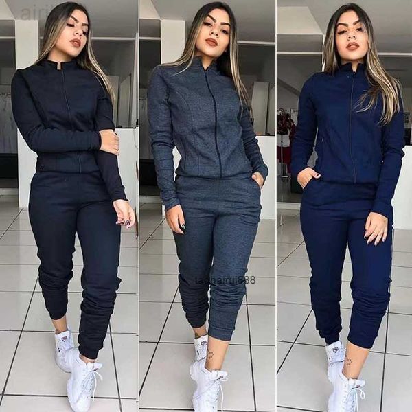 womens clothing 2 piece set casual stand collar long sleeve women two piece outfits solid color women tracksuits, Gray
womens clothing 2 piece set casual stand collar long sleeve women two piece outfits solid color women tracksuits, Gray