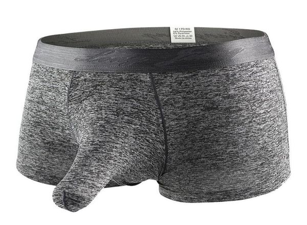 underpants fashion men u convex penis tube boxers man pouch elephant jockstrap underwear gay male sheer funny shorts panties8563589, Black;white